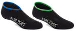 Fun Toes Neoprene Socks for Water Sports for Women & Men - 2 Pairs of Snorkel Fin Socks for Scuba Diving, Snorkeling, Paddling, Boarding, Jetskiing & More