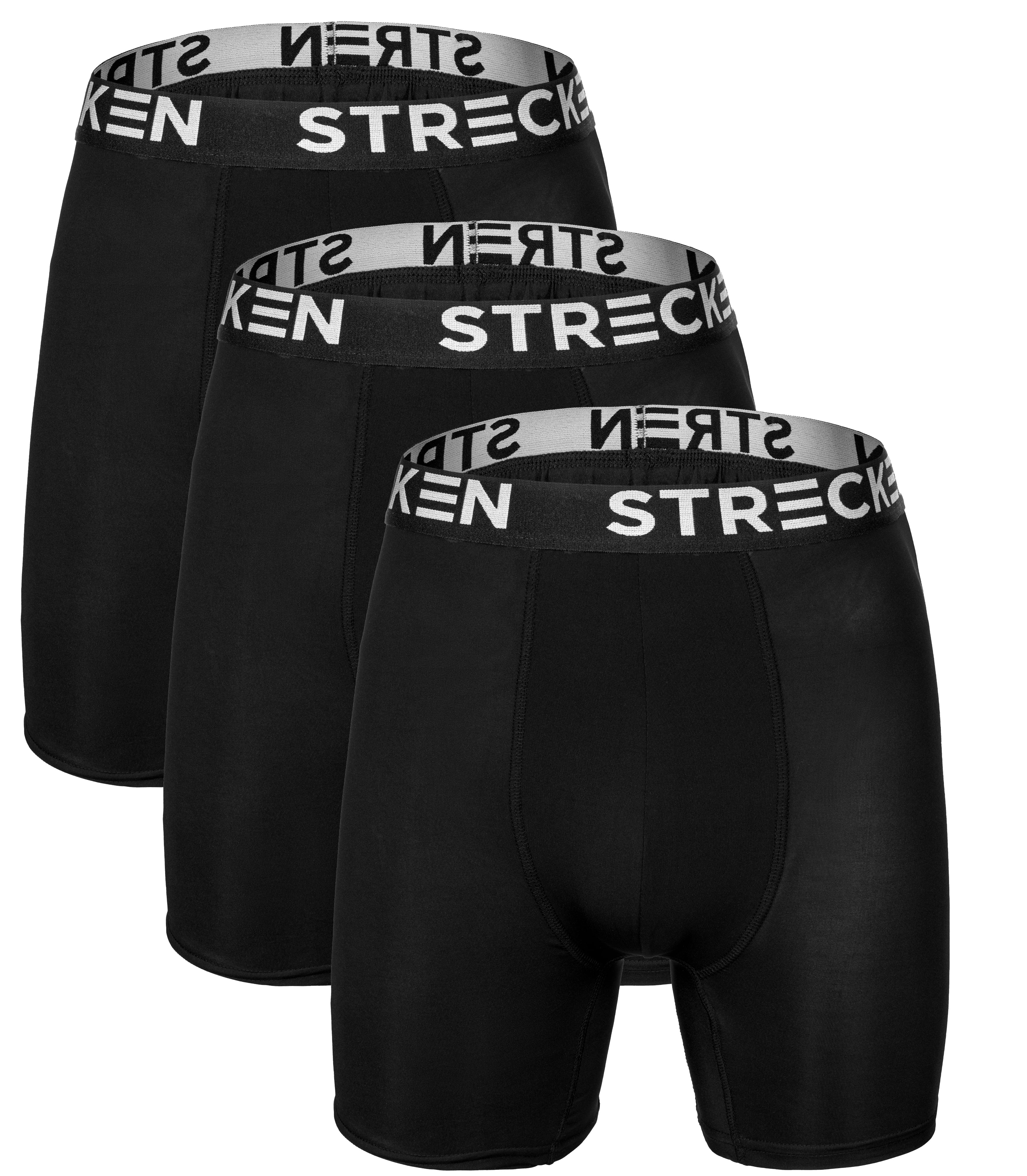 Performance Men's Boxer Briefs - 3 Pack - Fast Drying Action - 3D Pouch for Support - Lightweight and Thin - Ideal For Travel, Sports, Everyday Use and More