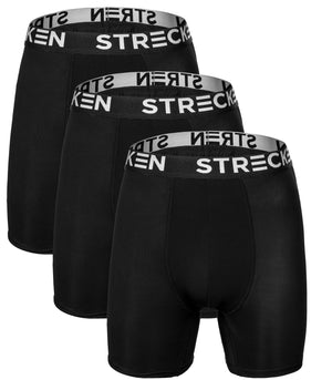Performance Men's Boxer Briefs - 3 Pack - Fast Drying Action - 3D Pouch for Support - Lightweight and Thin - Ideal For Travel, Sports, Everyday Use and More