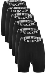 STRECKEN No Ride Men’s Boxer Briefs 6 Pack –Ultra Soft, Comfortable Cotton