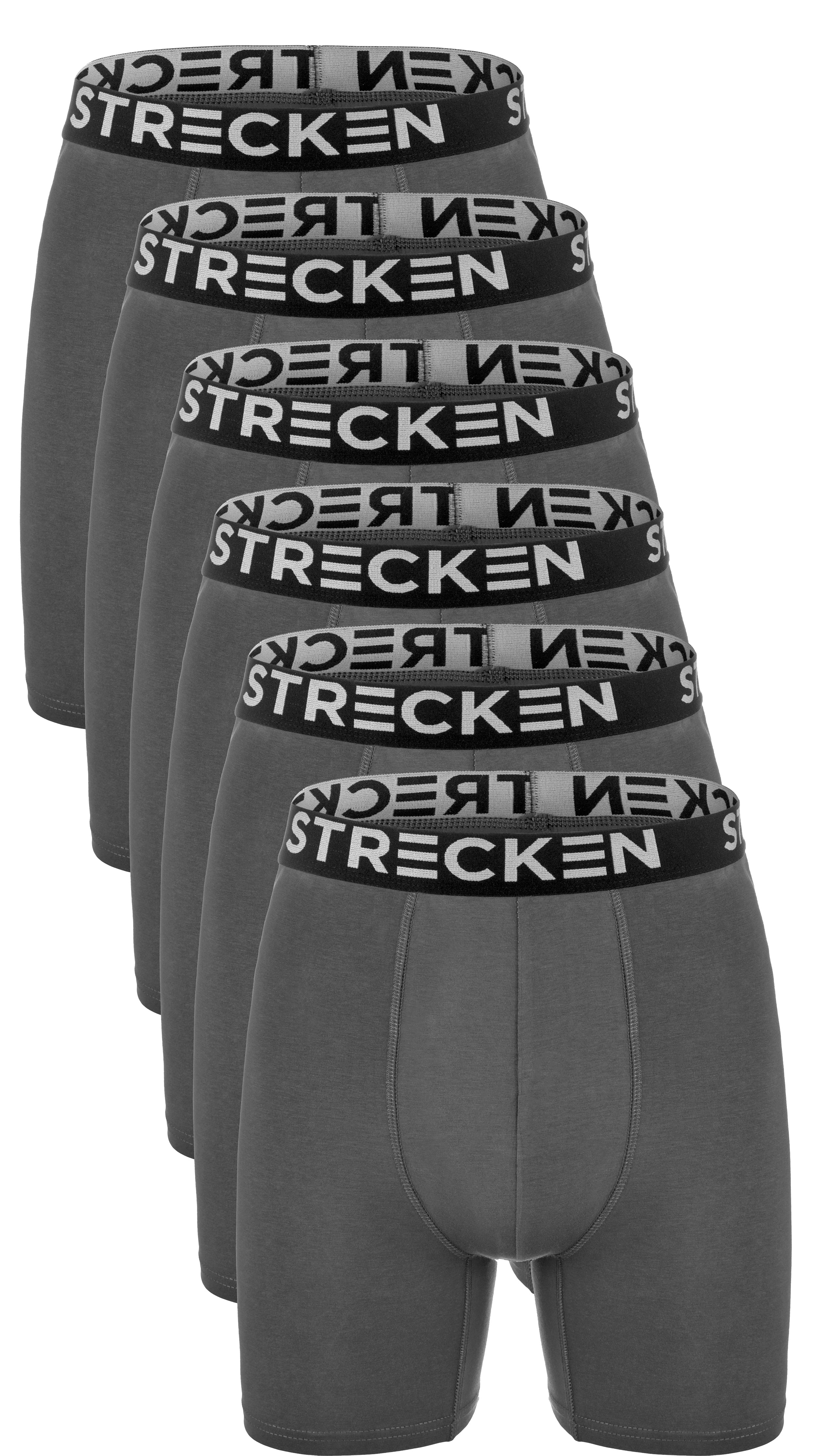 No Ride Men’s Boxer Briefs – Ultra Soft Comfortable Cotton  6 Pack