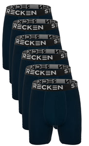 No Ride Men’s Boxer Briefs – Ultra Soft Comfortable Cotton  6 Pack