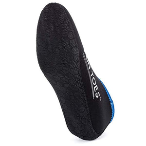 FUN TOES 2.5MM Neoprene Socks for Water Sports SNUG FIT for Women & Men - 2 Pairs of Snorkel Fin Socks for Scuba Diving, Snorkeling, Paddling, Boarding, Jetskiing & More
