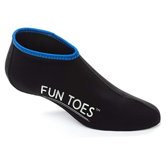 FUN TOES 2.5MM Neoprene Socks for Water Sports SNUG FIT for Women & Men - 2 Pairs of Snorkel Fin Socks for Scuba Diving, Snorkeling, Paddling, Boarding, Jetskiing & More