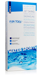 FUN TOES 2.5MM Neoprene Socks for Water Sports SNUG FIT for Women & Men - 2 Pairs of Snorkel Fin Socks for Scuba Diving, Snorkeling, Paddling, Boarding, Jetskiing & More